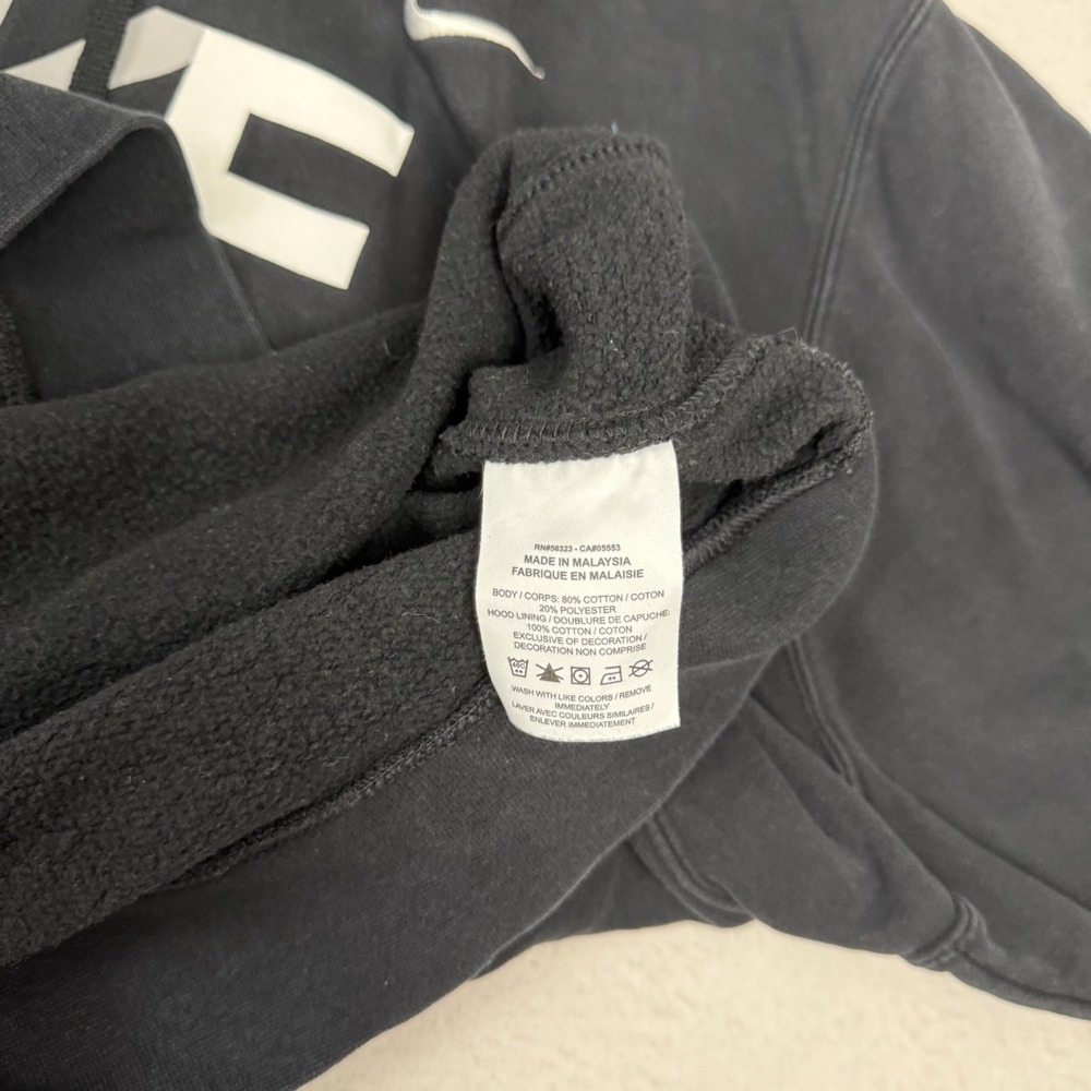 Nike Volleyball Hoodie Mens XL Black Pullover Sweatshirt Fleece Swoosh Graphics - Picture 7 of 8